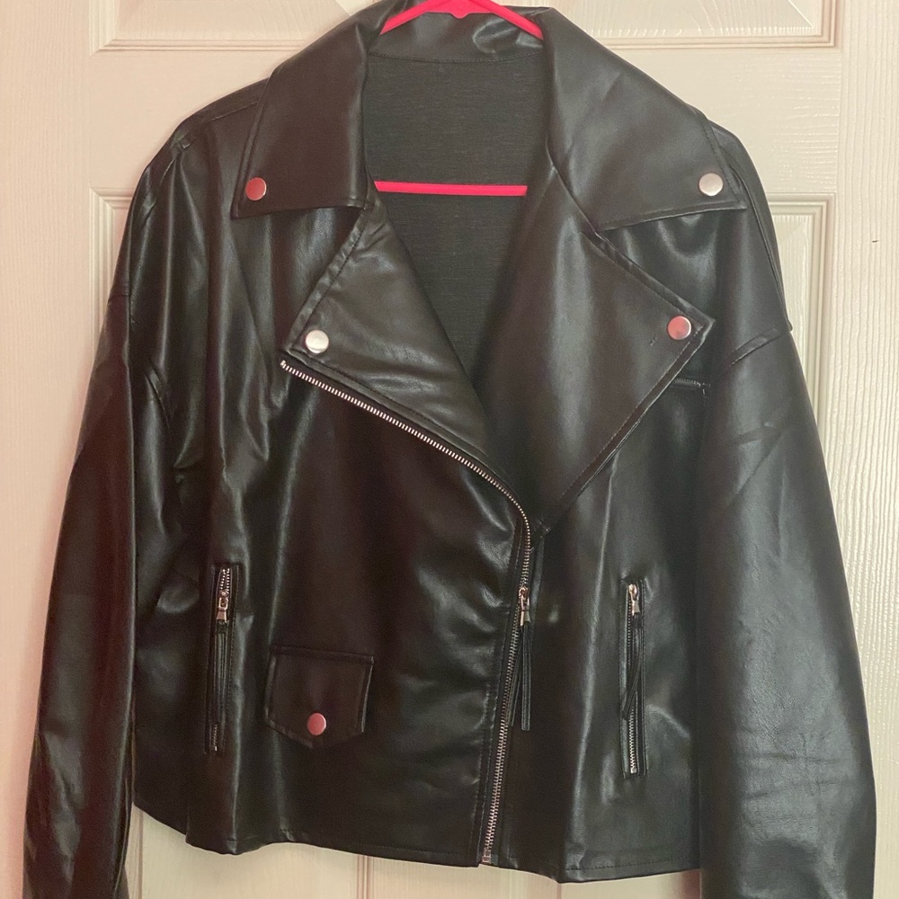 Black Pleather Jacket